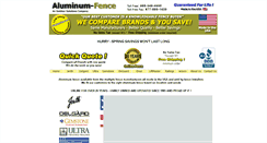 Desktop Screenshot of aluminum-fence.com